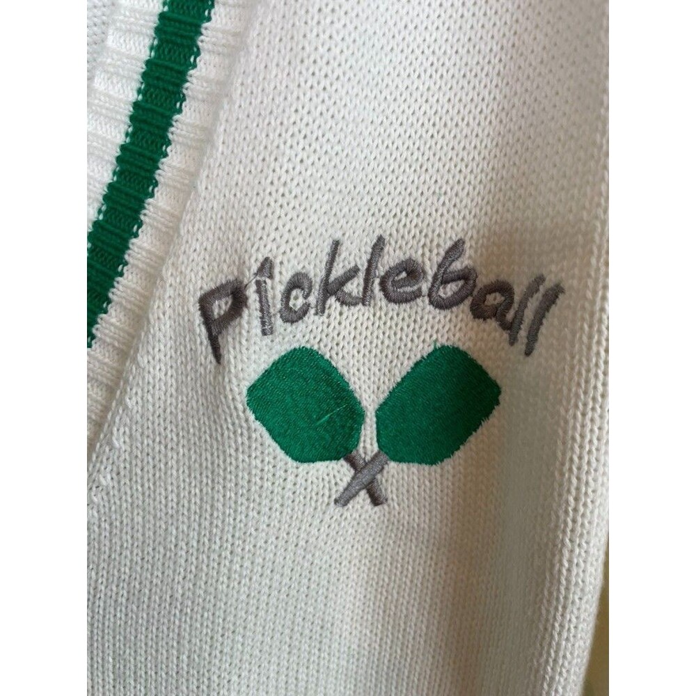 FATE Pickleball Embroidered Cardigan Sweater Small NWoT - Picture 4 of 11